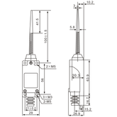Tianyi Switch ME-8166 Flexible Coil Spring Momentary Limit Switch